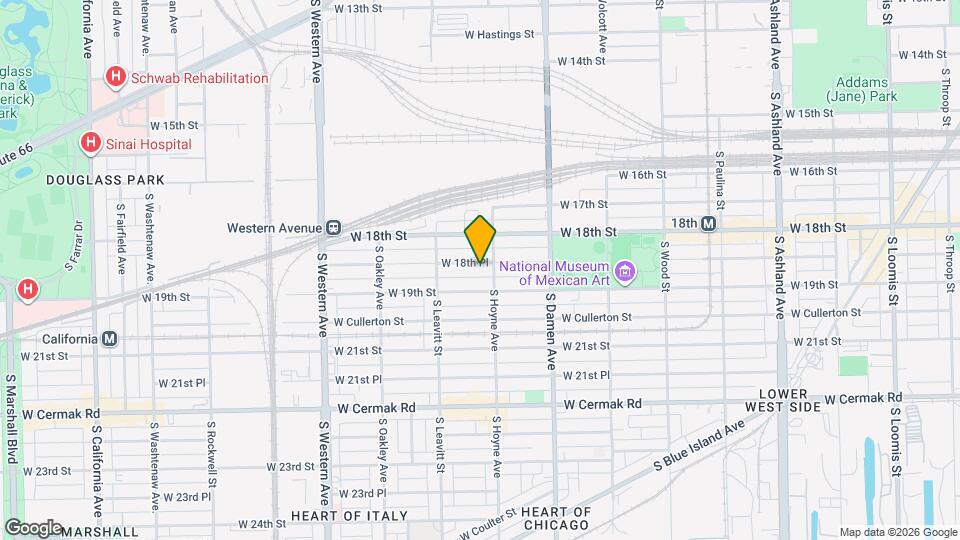 2113 W 18th Pl, Unit 2113 w 18th Place Map and Location Details