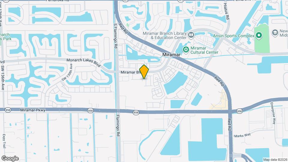 2639 SW 121st Terrace Map and Location Details