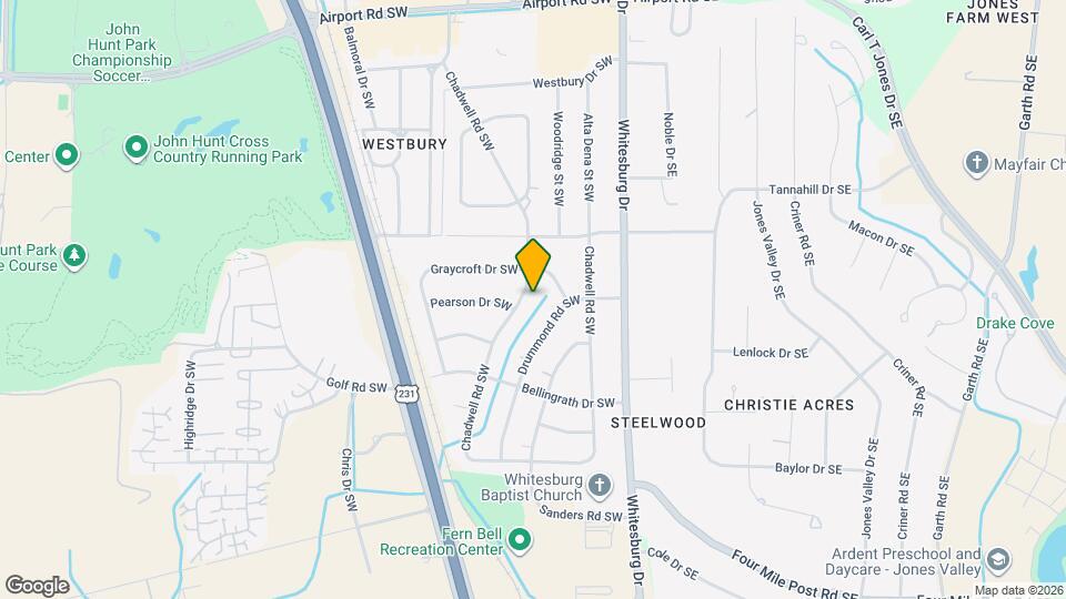 7310 Chadwell Rd SW Map and Location Details