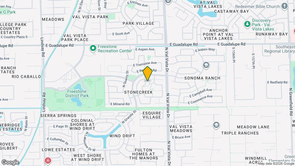 541 N Granite St Map and Location Details