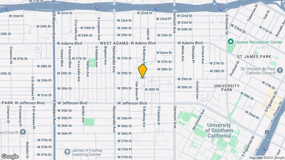 2927 S Budlong Ave Map and Location Details
