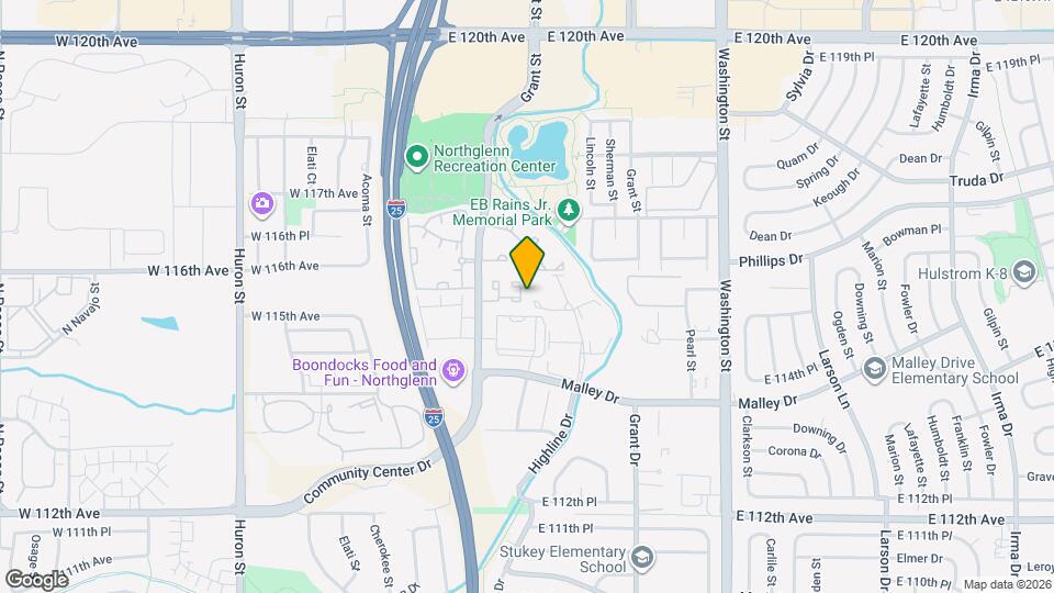 11554 Community Center Dr Map and Location Details