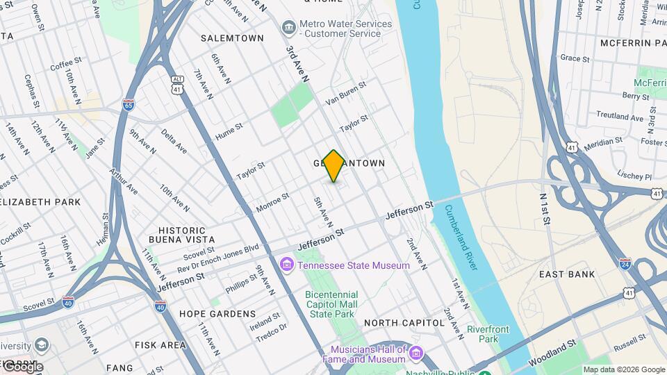 1233 4th Ave N Map and Location Details