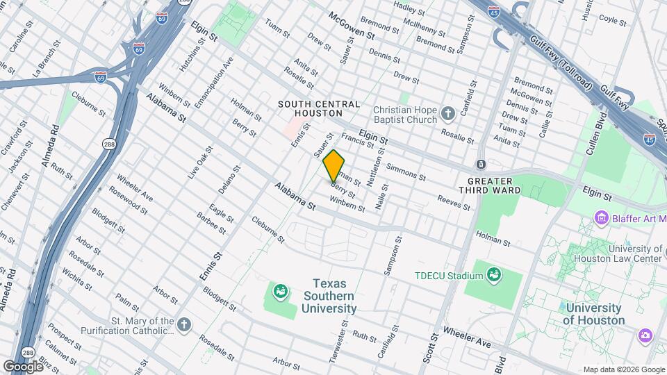 3234 Berry St Map and Location Details