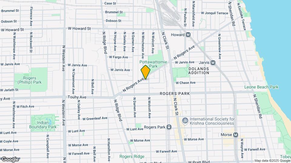 1914 W Chase Ave Map and Location Details