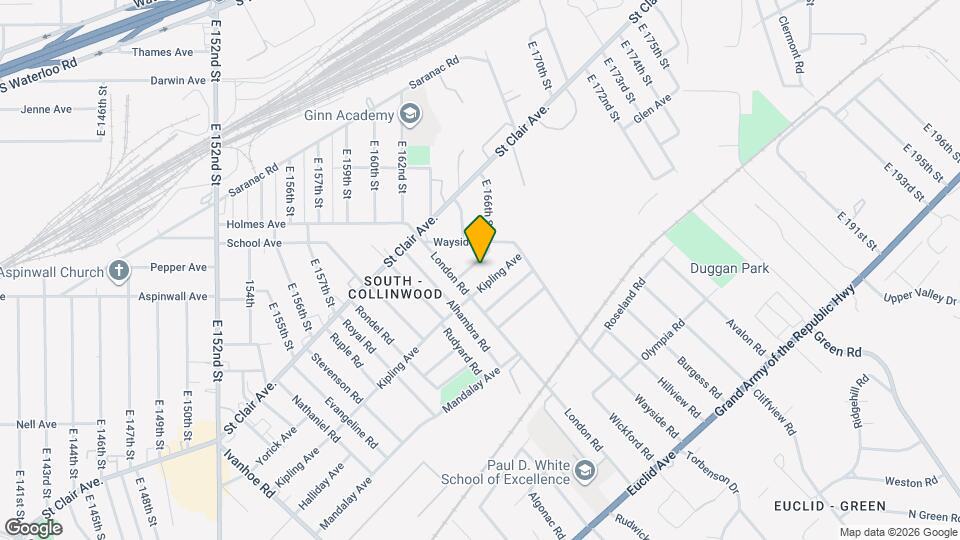 16428 Braddock Ave Map and Location Details