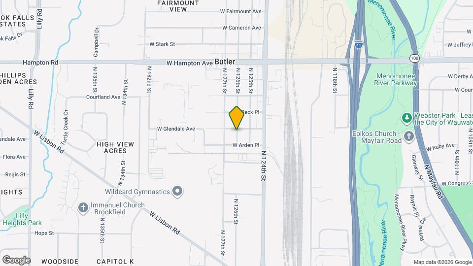 4581 N 126th St Map and Location Details