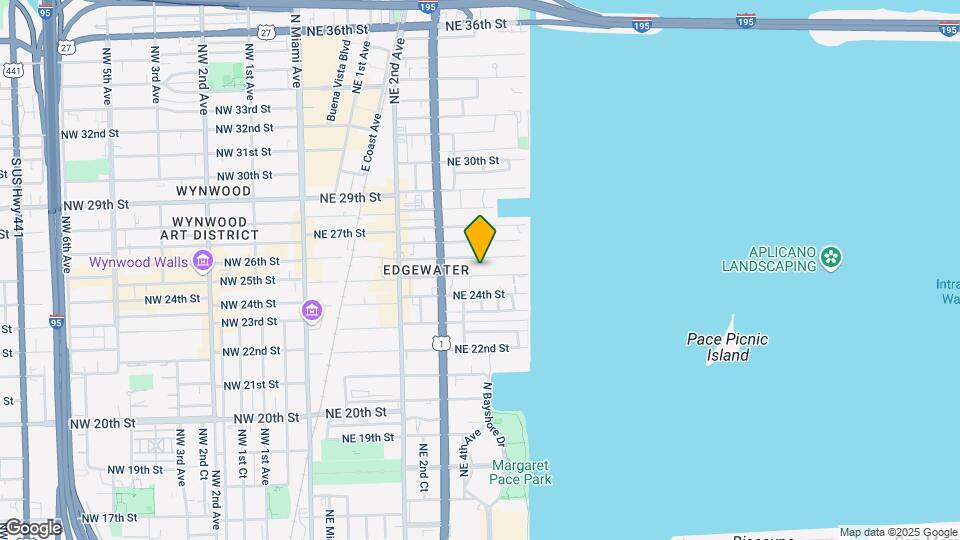 455 NE 25th St Map and Location Details