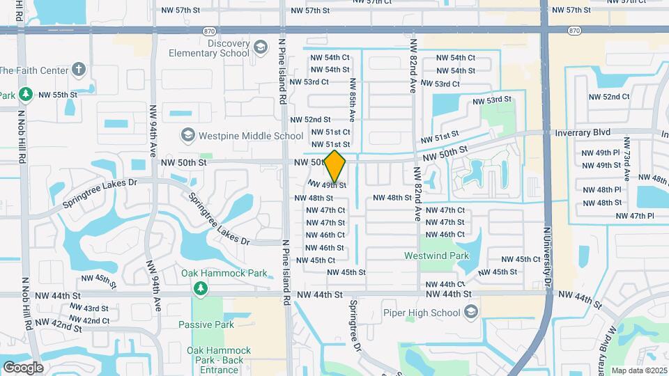 8540 NW 49th St Map and Location Details