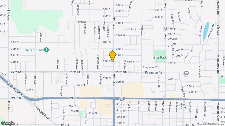 2778 33rd Ave Map and Location Details