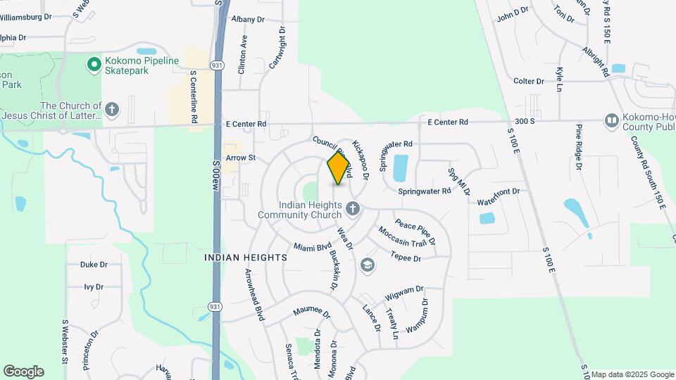 5104 Wea Dr Map and Location Details