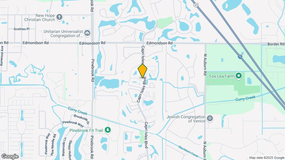 1211 Capri Isles Blvd Map and Location Details