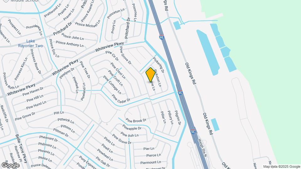 16 Pickcane Ln Mapa y Detalles de la Ubicación