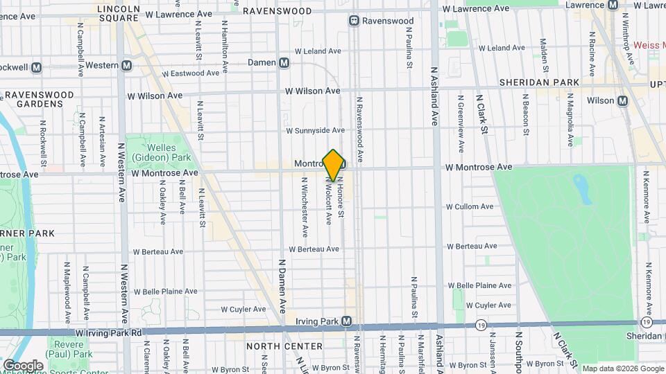 4333 N Wolcott Ave, Unit 6C Map and Location Details