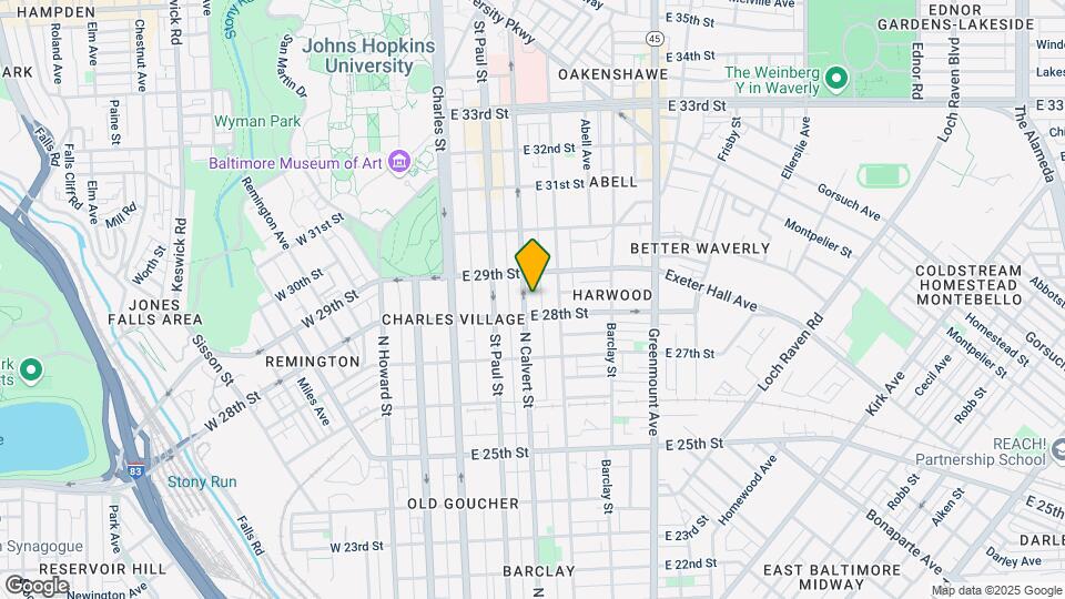 2815 N Calvert St Map and Location Details