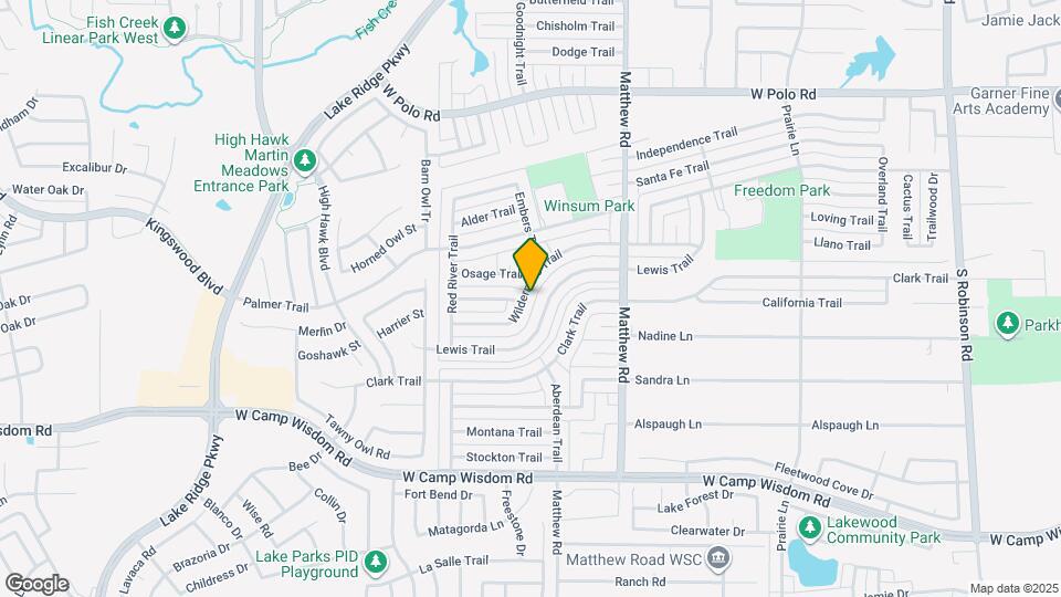 1921 Wilderness Trail Mapa y Detalles de la Ubicación