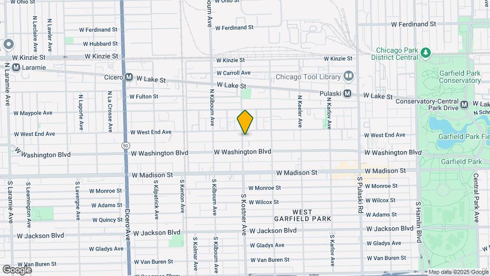 121-127 N Kostner Ave Mapa y Detalles de la Ubicación