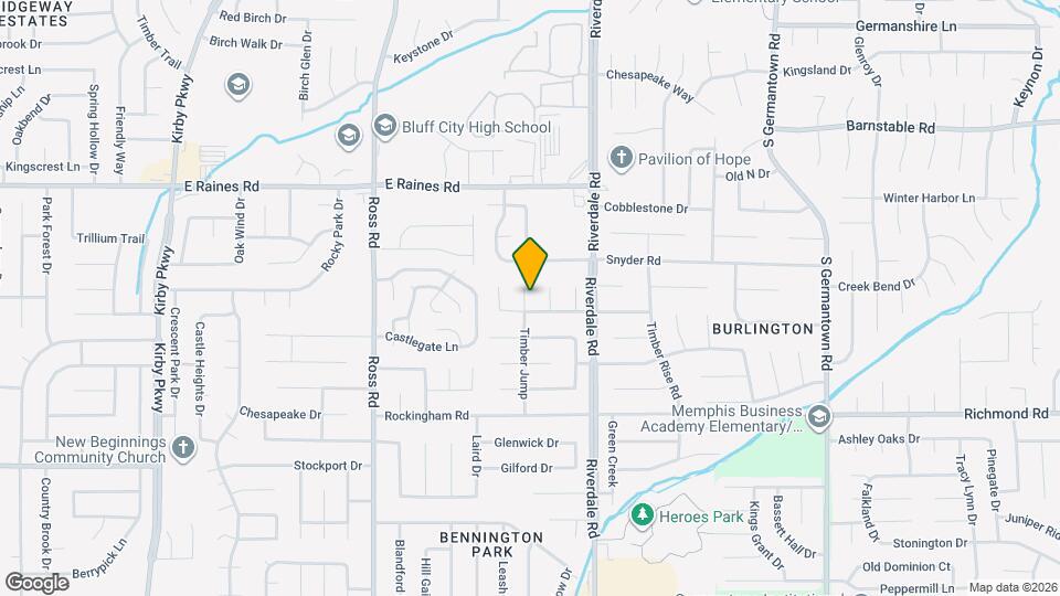 4290 Timber Jump Cove Map and Location Details