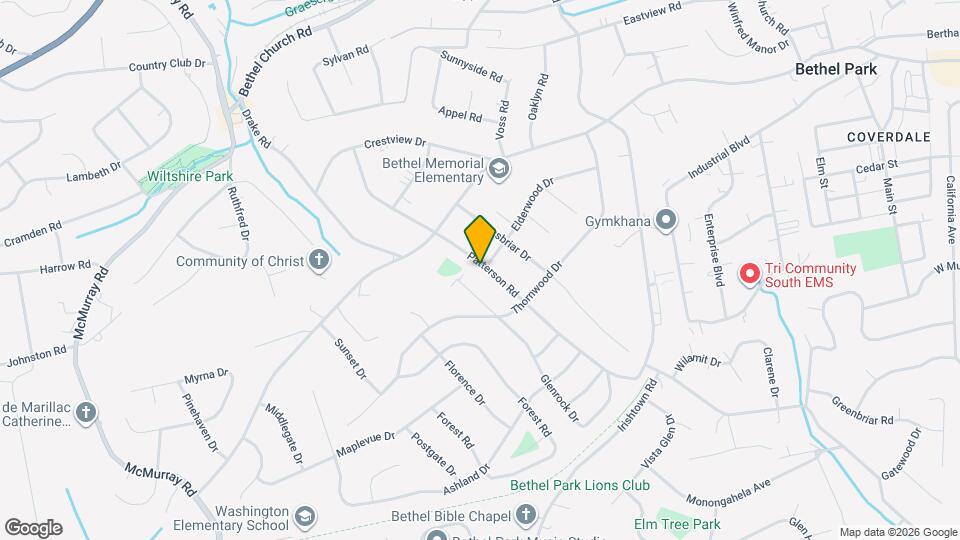 400 Patterson Rd Map and Location Details