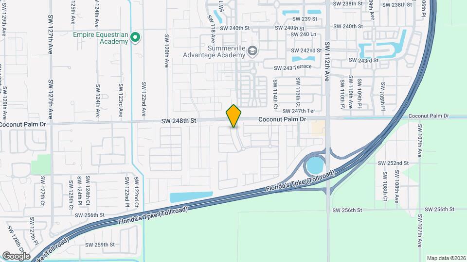 24875 SW 117th Ct Map and Location Details