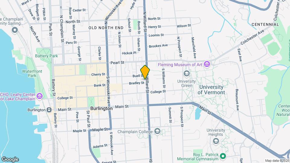 71 S Willard St Map and Location Details
