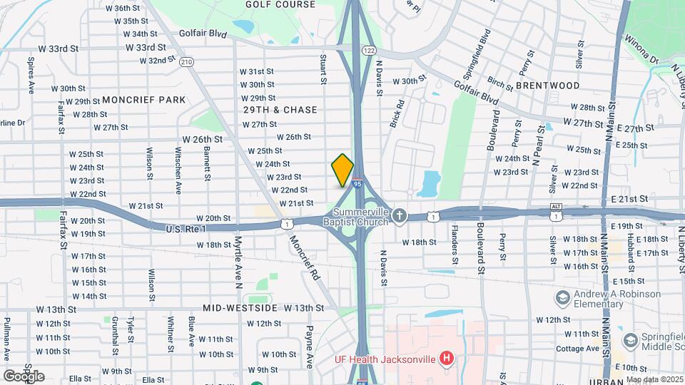 1024 W 22nd St Map and Location Details