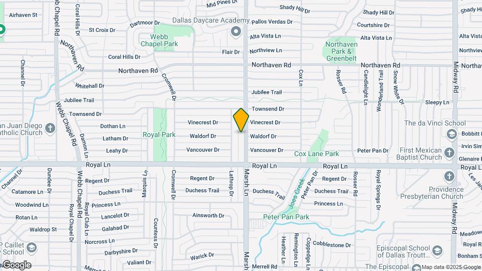 10923 Marsh Ln Map and Location Details