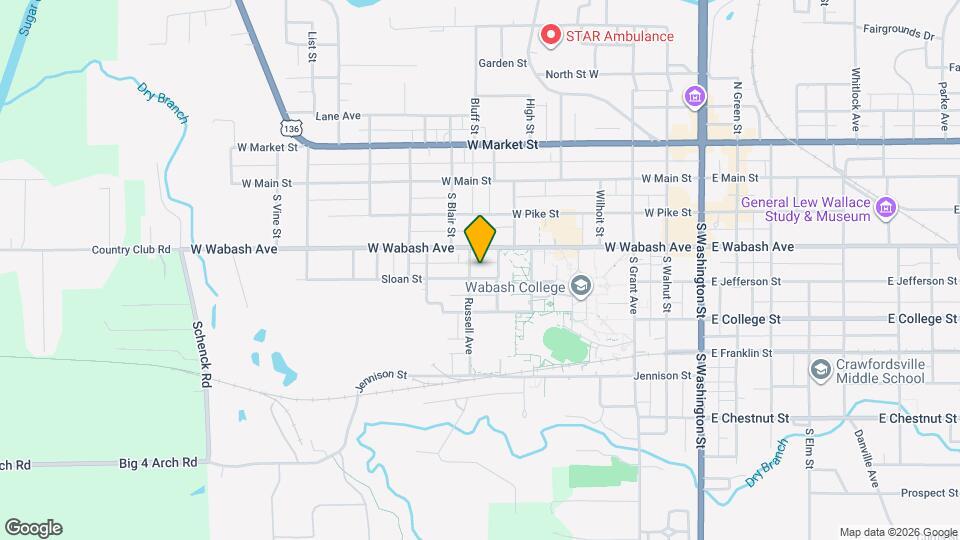 716 Sloan St Map and Location Details