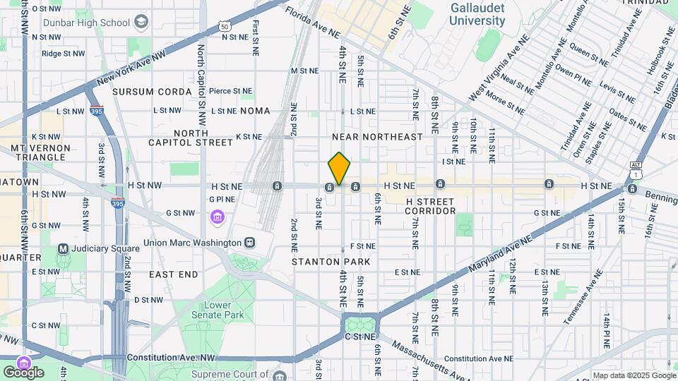 335 H St NE Mapa y Detalles de la Ubicación