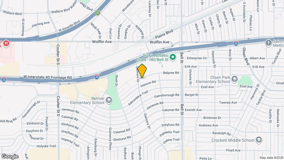 6133 Belpree Rd Map and Location Details