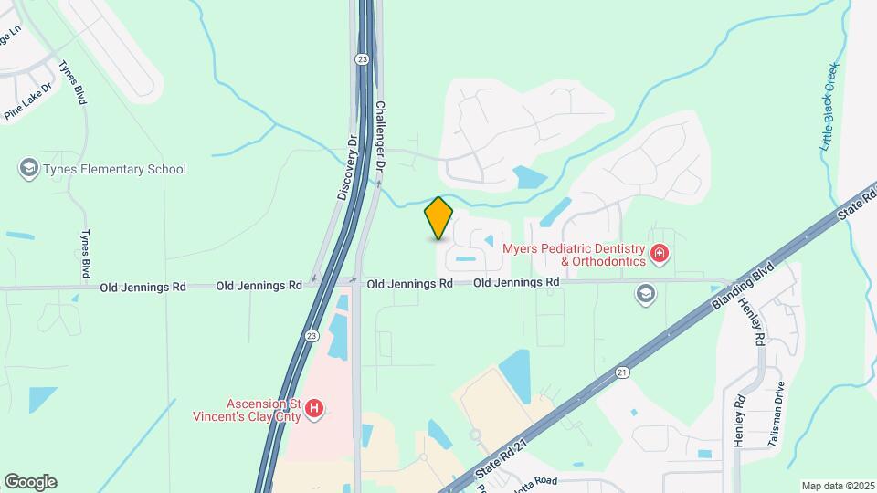 1235 Summer Springs Drive Map and Location Details