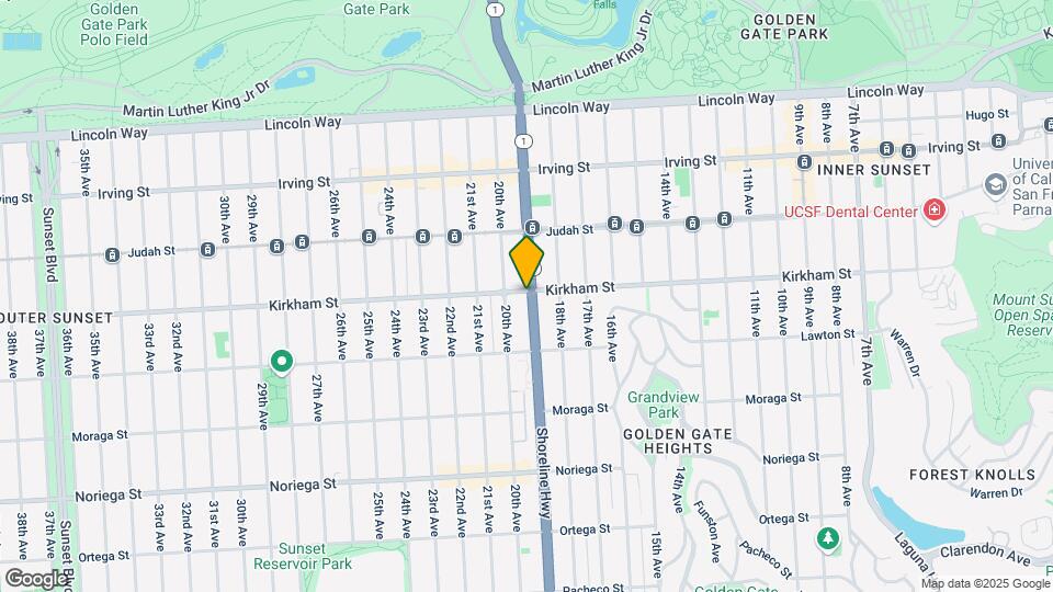 1501 19th Ave Mapa y Detalles de la Ubicación