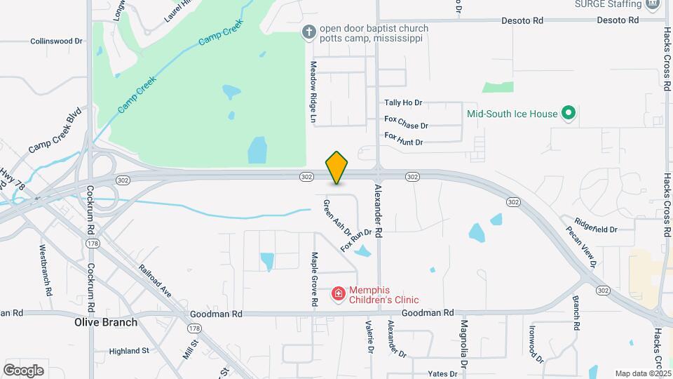 9894 White Poplar Dr Map and Location Details