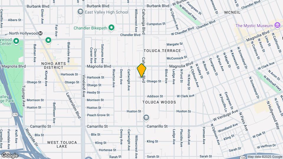 5103 Cahuenga Blvd Map and Location Details