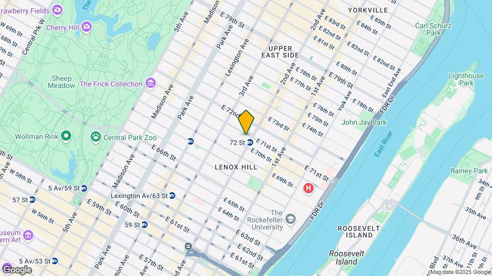 242 E 71st St Map and Location Details