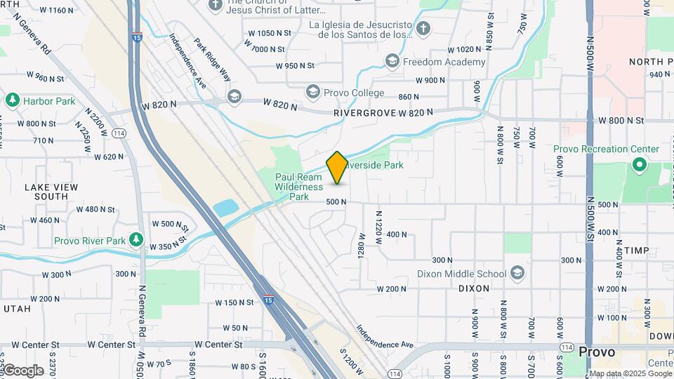 1347 W 570 N St Map and Location Details