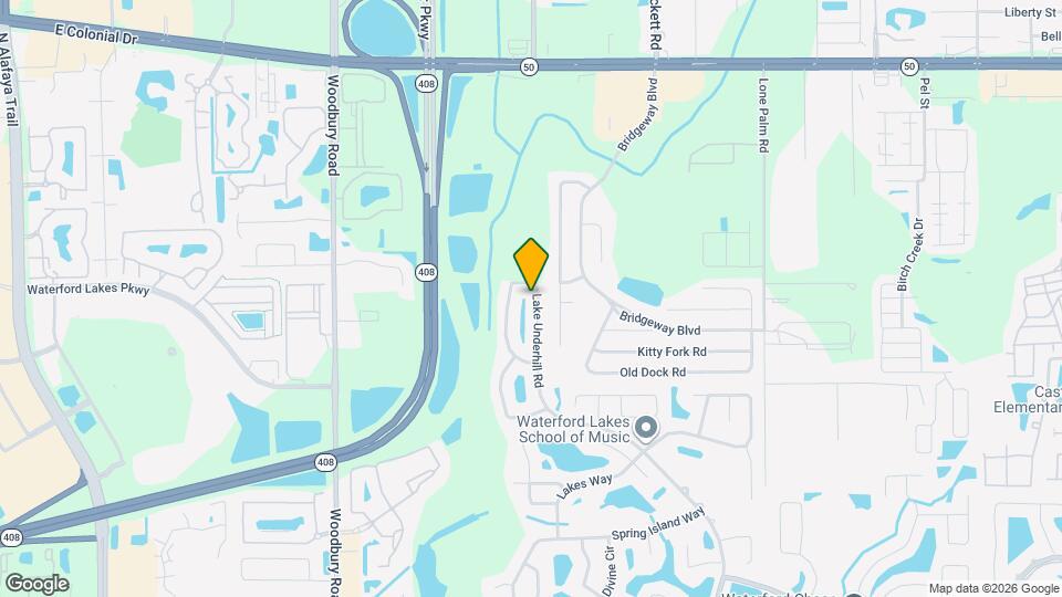 14535 Lake Underhill Rd Map and Location Details