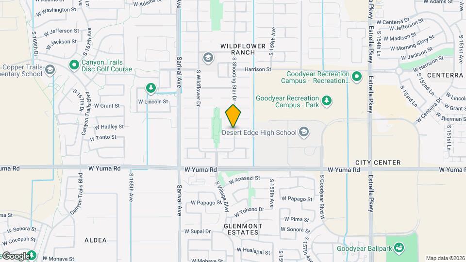 16105 W Hadley St Map and Location Details