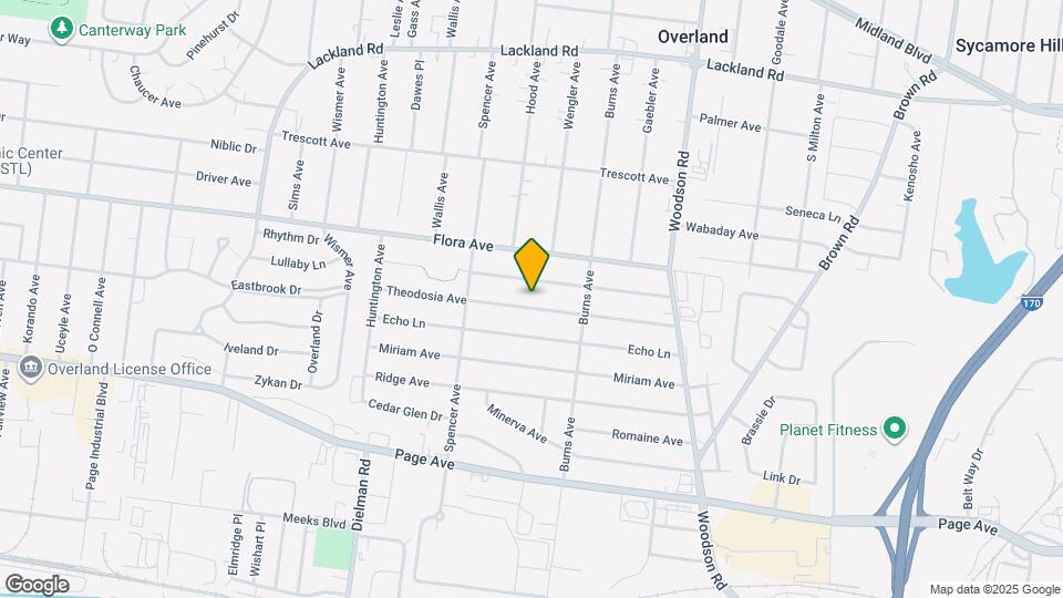 9523 Theodosia Ave Map and Location Details