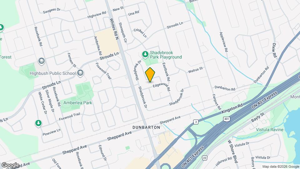 718 Edgewood Rd Map and Location Details