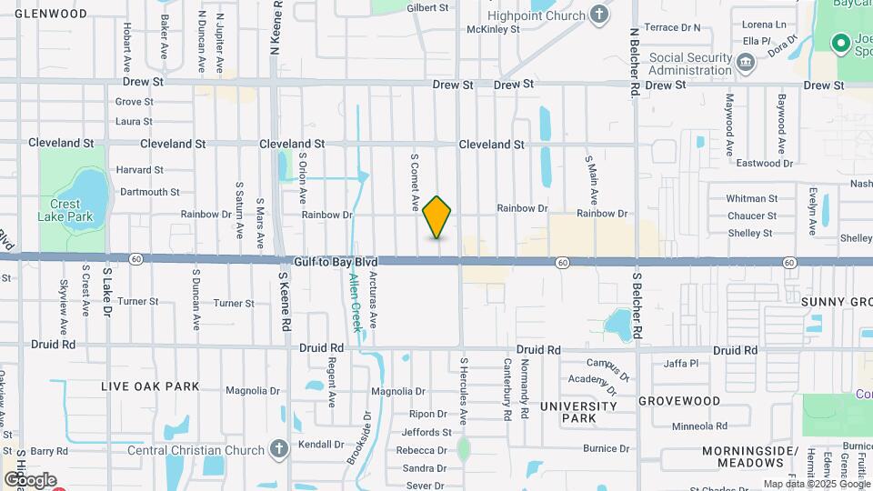 412 S Aurora Ave Map and Location Details