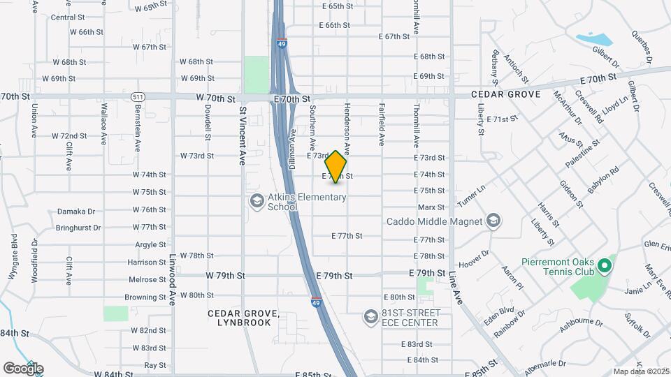 256 E 75th St Map and Location Details