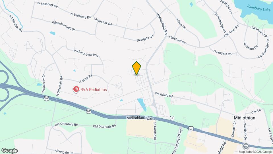 14428 Michaux Village Dr Map and Location Details