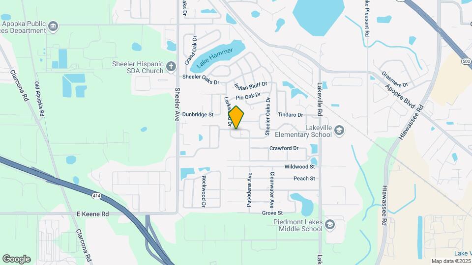 1214 Lacey Oak Dr Map and Location Details