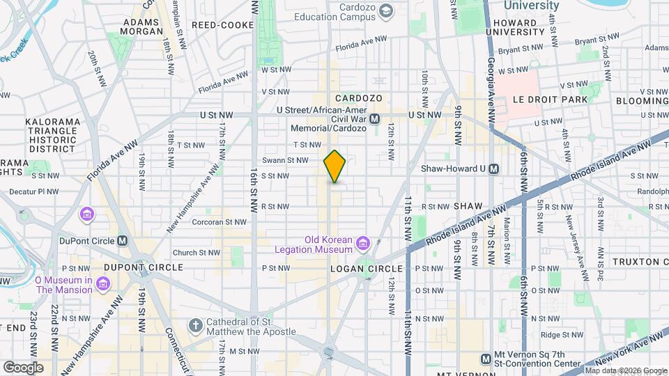 1339 Riggs St NW Map and Location Details