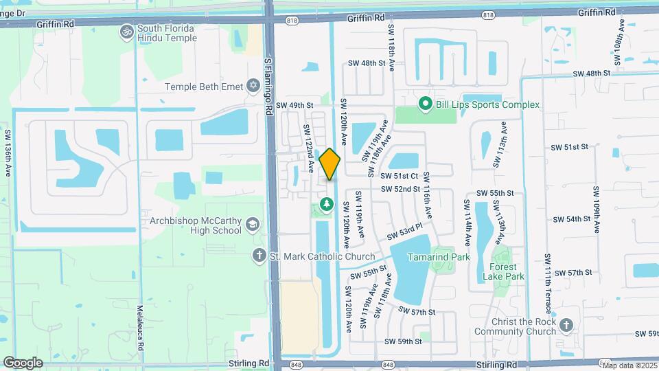 5210 SW 121st Ave Map and Location Details