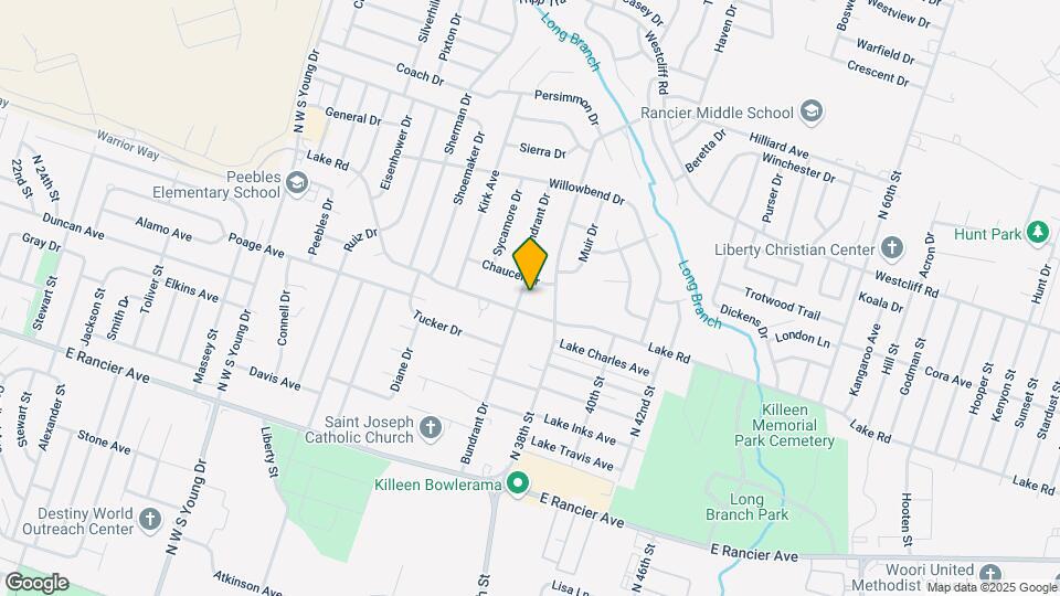1704 Bundrant Dr-Unit -# B Map and Location Details