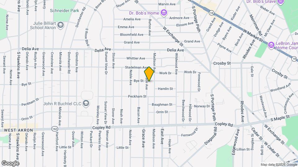 321 Grace Ave Map and Location Details