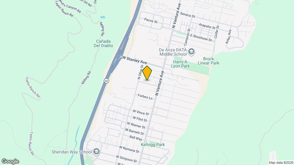 109-117 W McFarlane Dr Map and Location Details