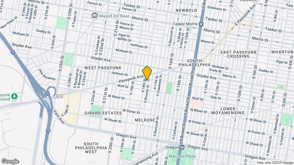 2212 S Bouvier St Map and Location Details